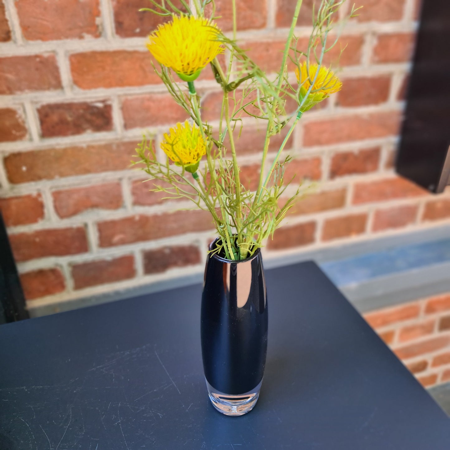 Tafelvaasje met bloemen