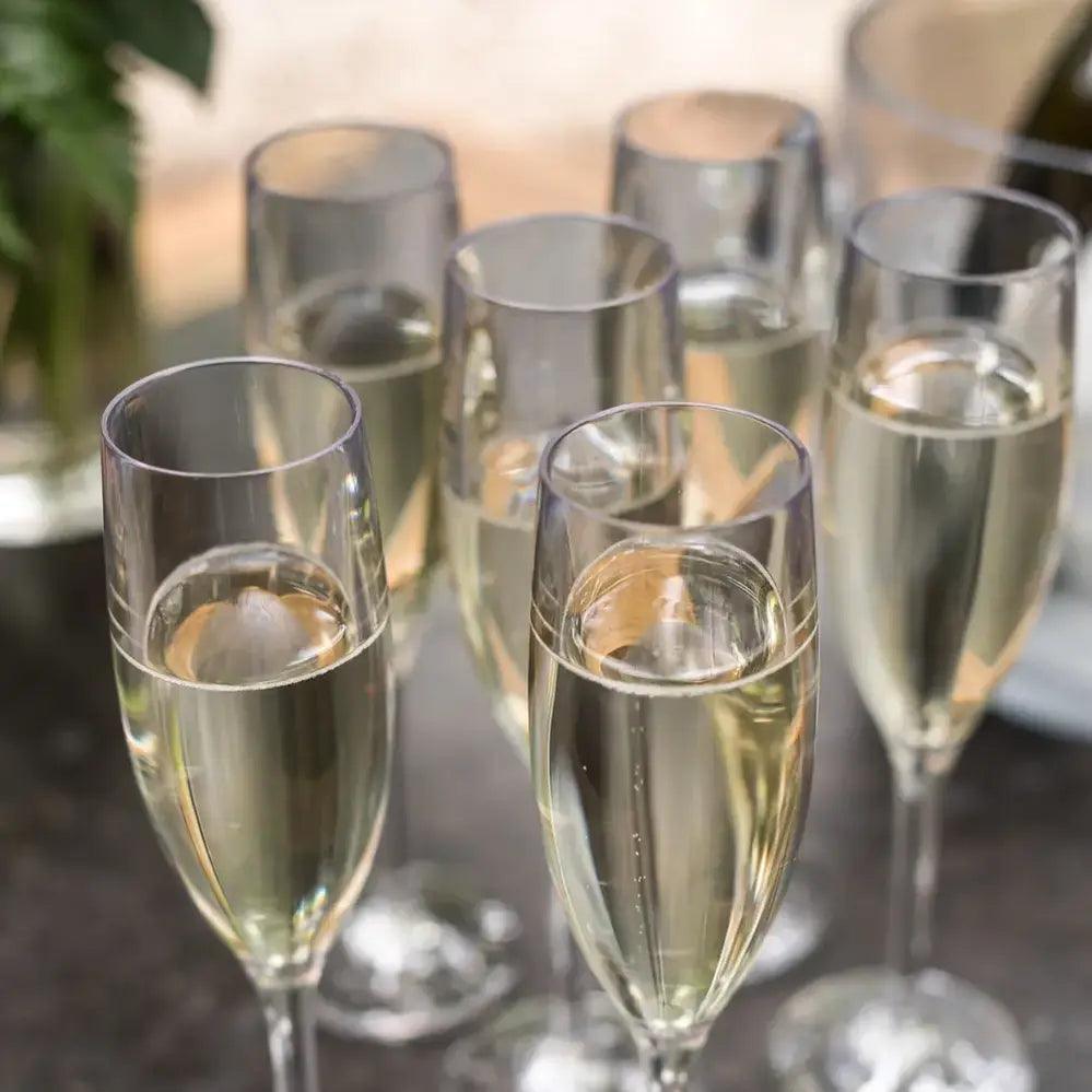 onbreekbare champagneglazen
